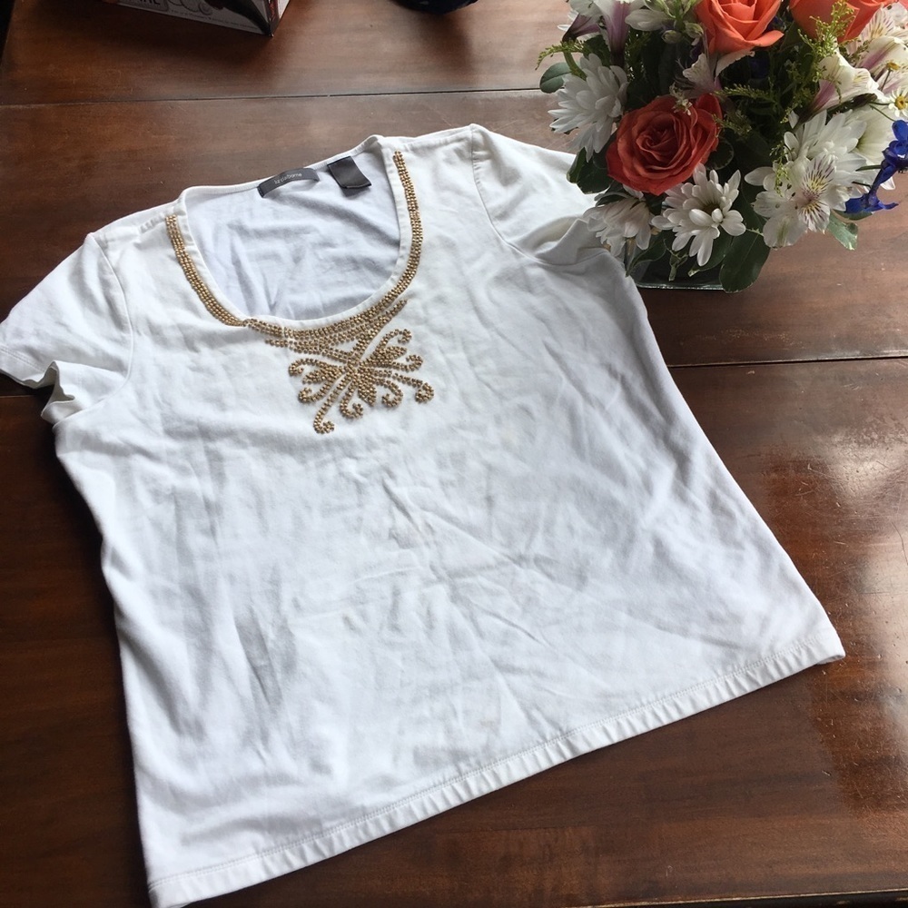 🩵Liz Claiborne Vintage Beaded Shirt